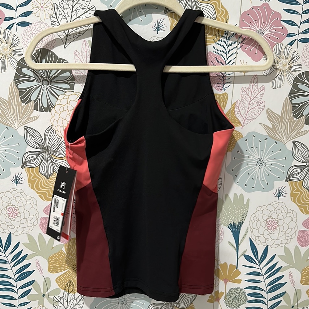 Fila sports tank with built in bra size XS. New with tags. Active wear sport - Picture 3 of 9